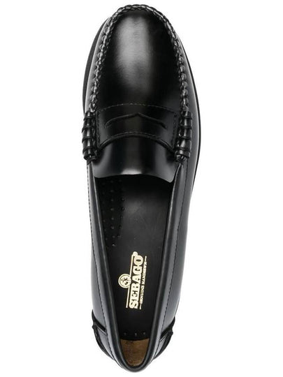 Sebago Dan Lug Black Leather Loafers - SEBAGO - BALAAN 2