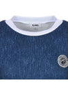Soft Denim Inner Jersey T-Shirt MW3SE057BLU - P_LABEL - BALAAN 4