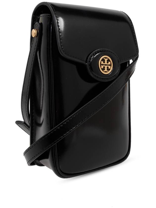 Tory Burch Robinson Phone Case On A Strap, Women's, Black - TORY BURCH - BALAAN 4