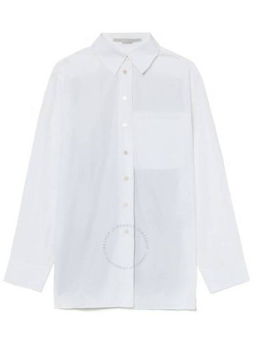 Stella McCartney White Horse Print Insert Shirt, Brand Size 38 (US Size 4) - STELLA MCCARTNEY - BALAAN 1