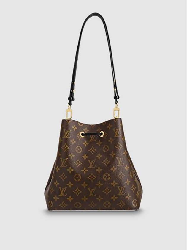 Monogram Neonoe Bucket Bag Brown Black - LOUIS VUITTON - BALAAN 4