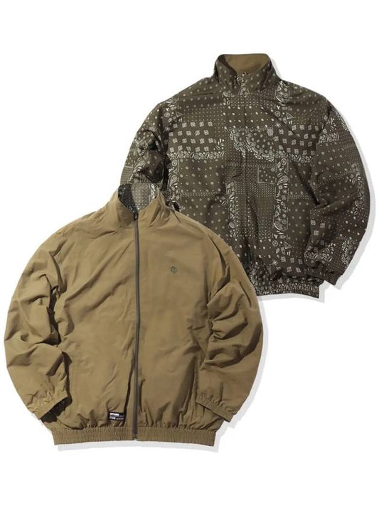 Reversible Bandana Trucker Jacket Khaki - OFFGRID - BALAAN 2