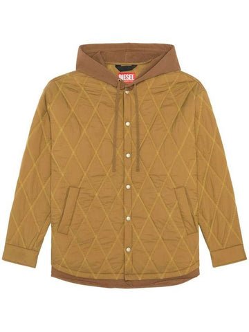 Hooded Quilted Jacket A104950KJAF - DIESEL - BALAAN 1