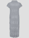 Me Shrink Striped Dress One Piece Gray Free Size August 24 - ISSEY MIYAKE - BALAAN 2