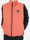 Logo Patch Softshell Vest Coral - STONE ISLAND - BALAAN 3