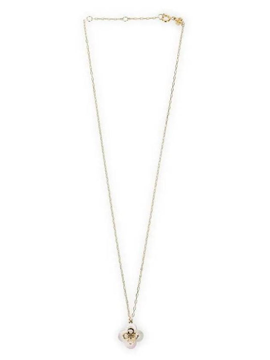 Women Kira Clover Pendant Necklace Gold 157218 700 - TORY BURCH - BALAAN 1