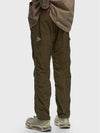 NY Taffeta Hiker Track Pants Dark Khaki - AND WANDER - BALAAN 3