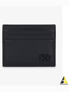 V Logo Signature Card Wallet Black - VALENTINO - BALAAN 2