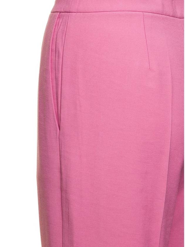 Pink Straight Trousers Galdys In Viscose Woman - ANDAMANE - BALAAN 3