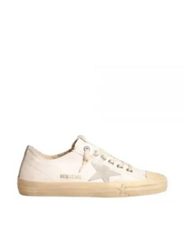 V Star Leather Low Top Sneakers Black White - GOLDEN GOOSE - BALAAN 2