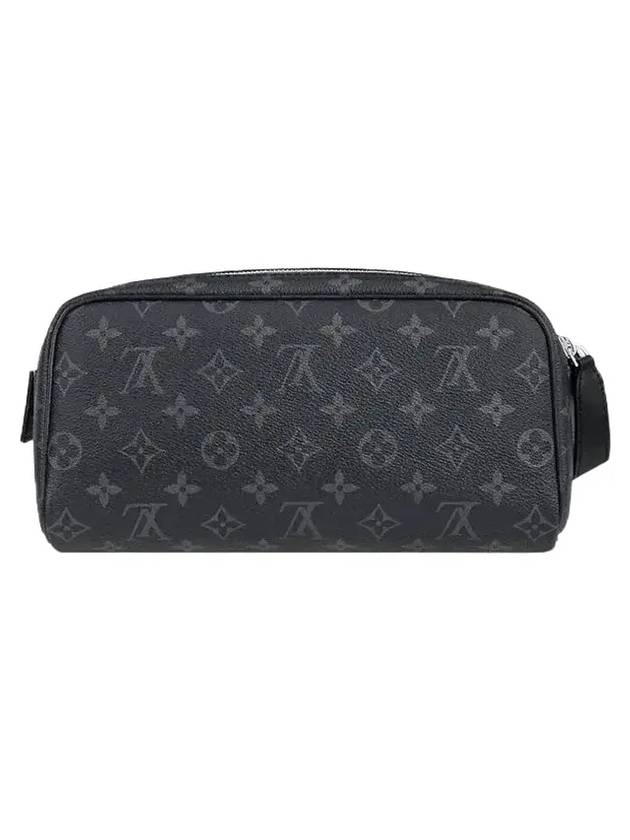 Dopp Kit Monogram Eclipse Pouch Bag Black - LOUIS VUITTON - BALAAN 1