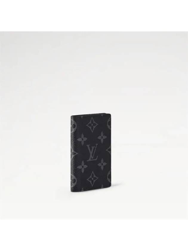 Pocket Organizer Monogram Card Wallet Black - LOUIS VUITTON - BALAAN 3