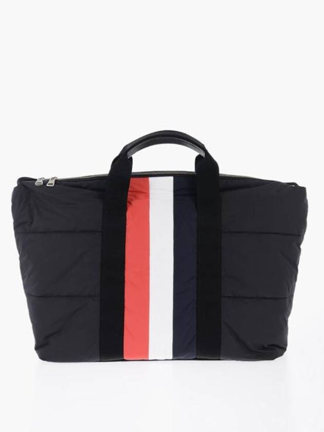 Logo Patch Duffel Tote Bag Black - MONCLER - BALAAN 3