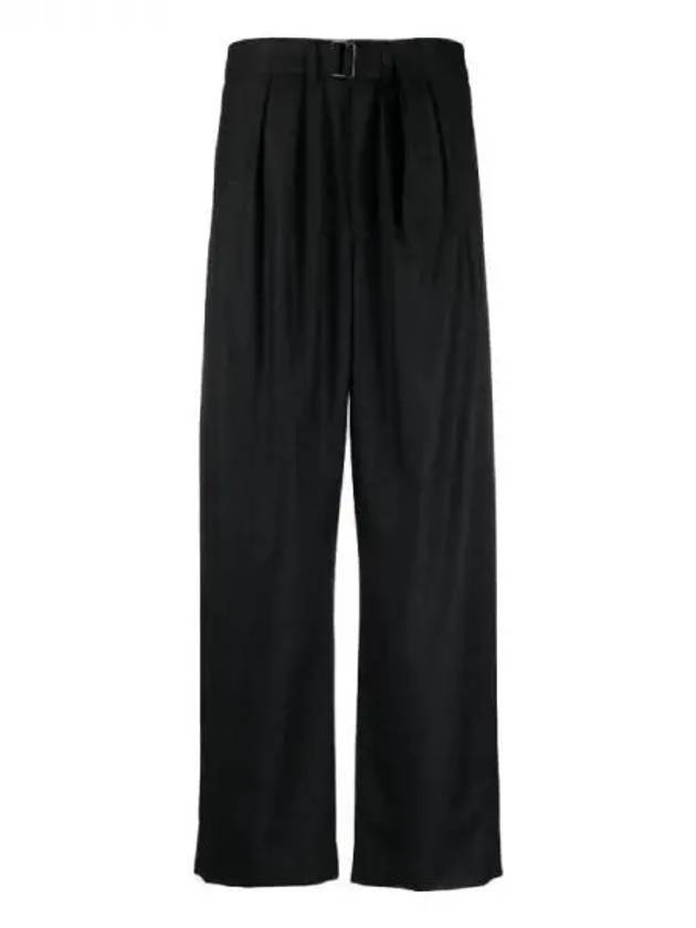 Cash wool blend pintuck pants - LEMAIRE - BALAAN 1