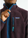 Retro Pile Fleece Zip-Up Jacket Obsidian Plum - PATAGONIA - BALAAN 3