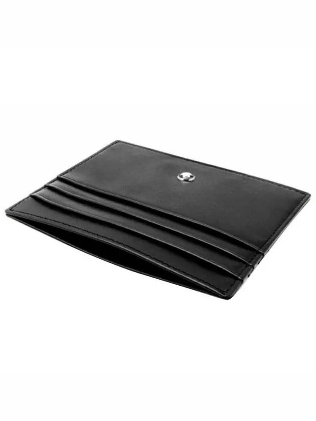 Logo Leather Card Wallet Black - MONTBLANC - BALAAN 4