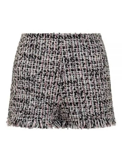 Women's Fringed Boucle Shorts - SELF PORTRAIT - BALAAN 2