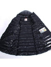 1C51300 68950 742 MOKA Glossy Navy Long Padding - MONCLER - BALAAN 3