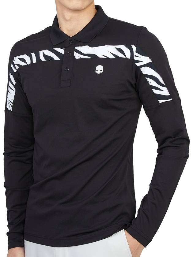 Golf Wear Polo Long Sleeve T-Shirt G00556 G76 - HYDROGEN - BALAAN 5