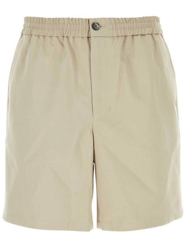 Cotton Chino Shorts Beige - AMI - BALAAN 2