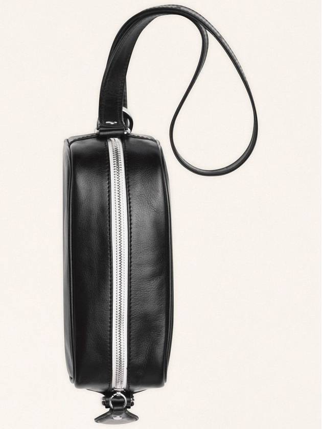 Reedition Camera Leather Cross Bag Black - COURREGES - BALAAN 3