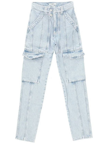 Bayoneo patch pocket jeans - ISABEL MARANT - BALAAN 1