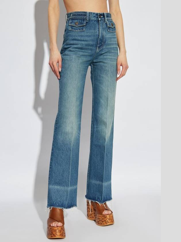 Chloé Jeans With Vintage Effect, Women's, Blue - CHLOE - BALAAN 3