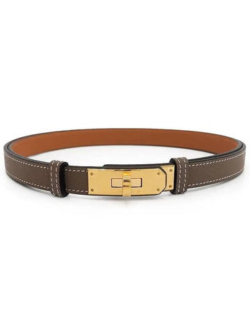 Kelly belt etope gold engraved W 4HA1134 - HERMES - BALAAN 1