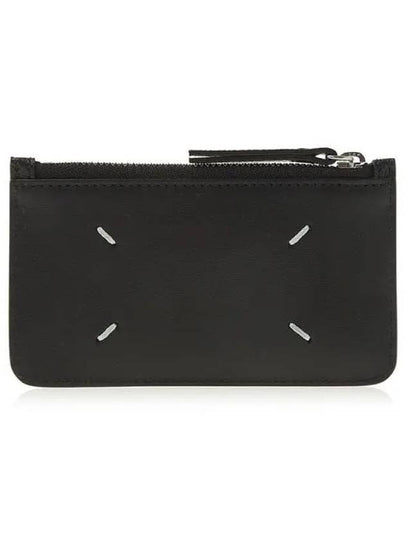 Stitch Zipper Card Wallet Black - MAISON MARGIELA - BALAAN 2