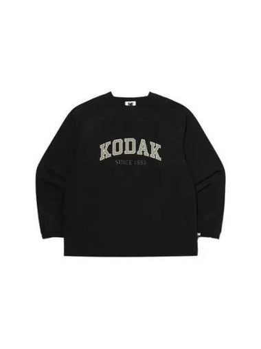 KODAK Apparel Essential Wording Logo Woven Sweatshirt BLACK - KODO - BALAAN 1