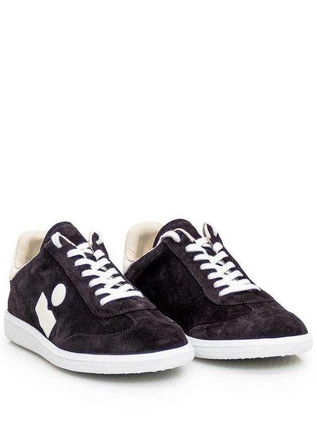 Bryce Suede Low Top Sneakers Black - ISABEL MARANT - BALAAN 3