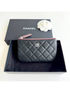 Classic mini pouch black caviar silver plate AP4020 - CHANEL - BALAAN 8