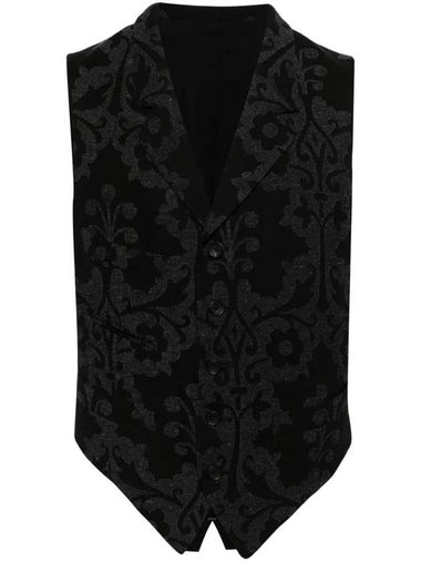 Jacquard Pattern Vest - YOHJI YAMAMOTO - BALAAN 1