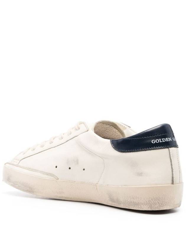 Superstar Beige Night Blue Heel Tab Sneakers - GOLDEN GOOSE - BALAAN 4