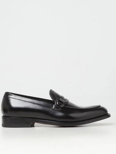 Gancini Ornament Loafer Black - SALVATORE FERRAGAMO - BALAAN 2