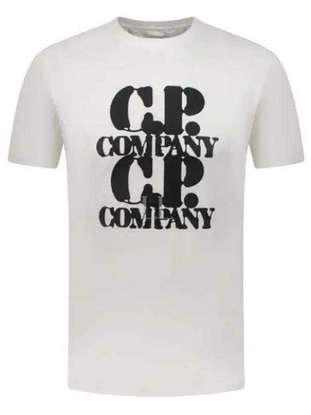 30/1 Jersey Graphic Short Sleeve T-Shirt White - CP COMPANY - BALAAN 2