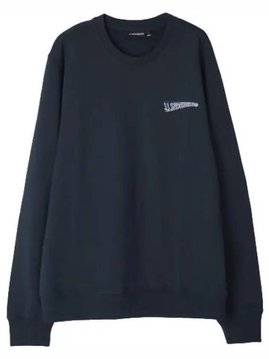 Men s Throw Crew Neck Long Sleeve T Shirt - J.LINDEBERG - BALAAN 1