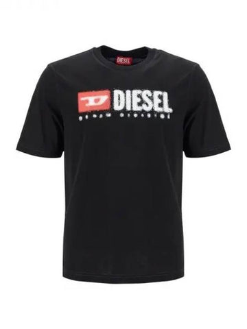 Logo printing cotton short sleeve t shirt 271829 - DIESEL - BALAAN 1