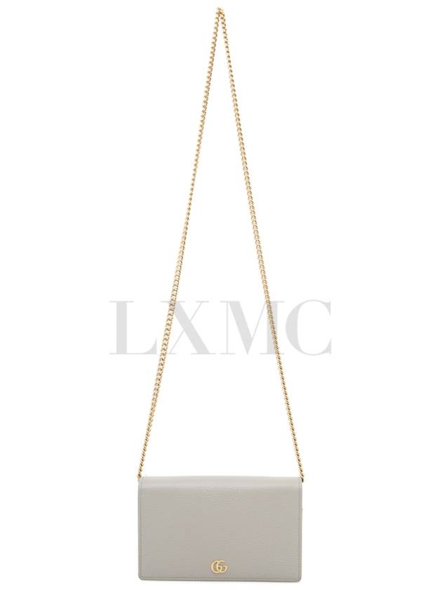 GG Marmont Mini Chain Bag Flap Cross 497985 - GUCCI - BALAAN 4