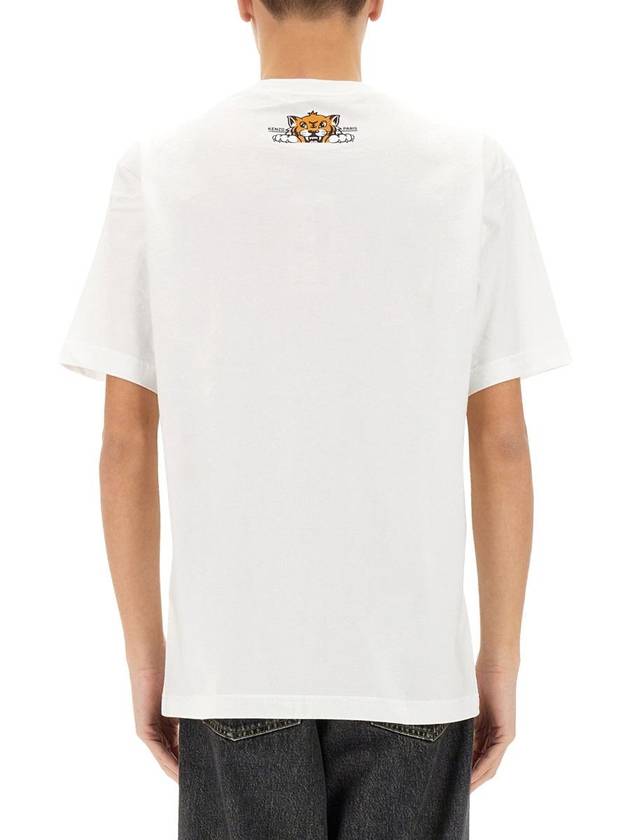 Kenzo "Happy Tiger" T-Shirt - KENZO - BALAAN 3