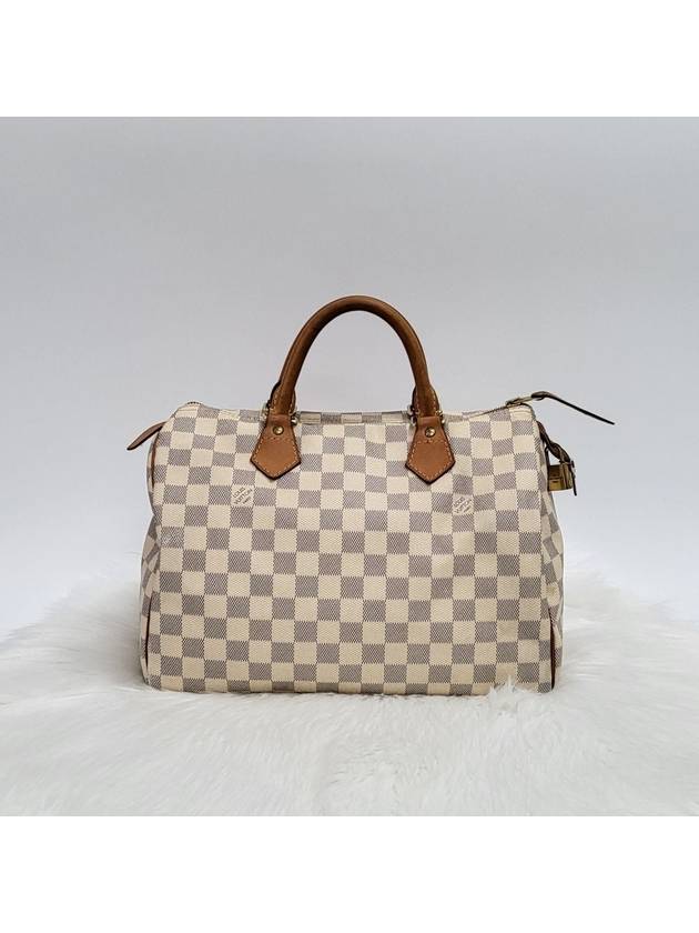 Louis Vuitton Damier Azur Speedy Bandouli re 30 Tote Bag N41373 - LOUIS VUITTON - BALAAN 1