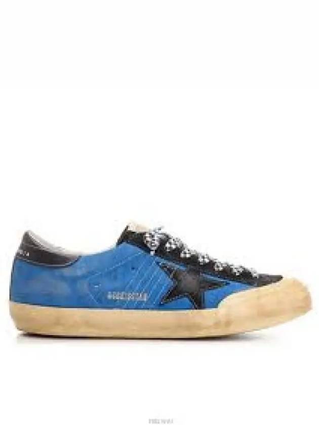 Superstar Patch Low Top Sneakers Blue - GOLDEN GOOSE - BALAAN 2