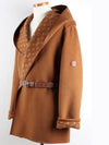 Women s Hooded Wrap Coat 40 - LOUIS VUITTON - BALAAN 4