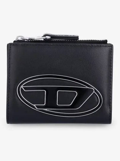 1DR Leather Half Wallet black - DIESEL - BALAAN 2