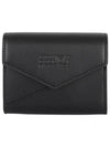 Japanese 6 Leather Card Wallet Black - MAISON MARGIELA - BALAAN 2