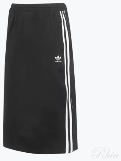 Classic 3 Stripe A-Line Skirt Black - ADIDAS - BALAAN 2