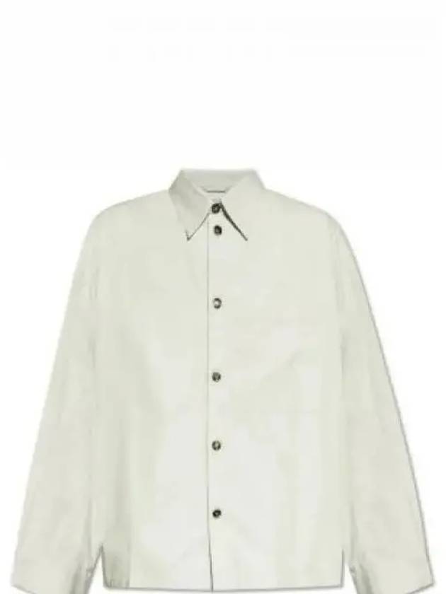 Cotton Silk Long Sleeve Shirt Cloud - BOTTEGA VENETA - BALAAN 2