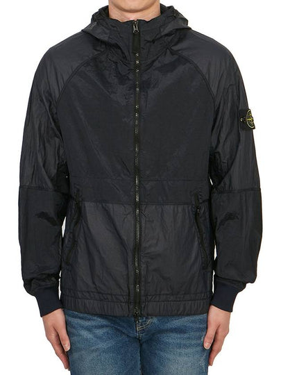 Nylon Metal Windbreaker Navy - STONE ISLAND - BALAAN 2