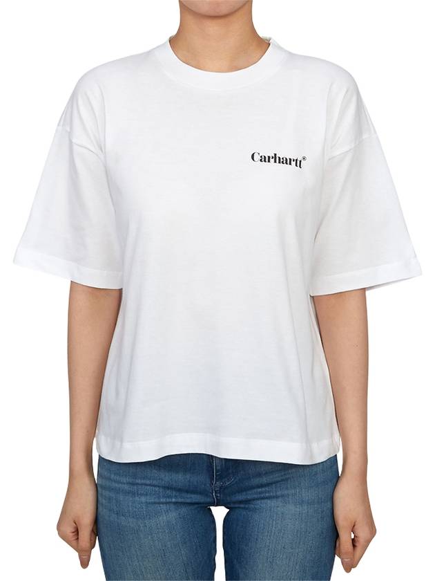 Fold Leo Short Sleeve T-Shirt White - CARHARTT WIP - BALAAN 2