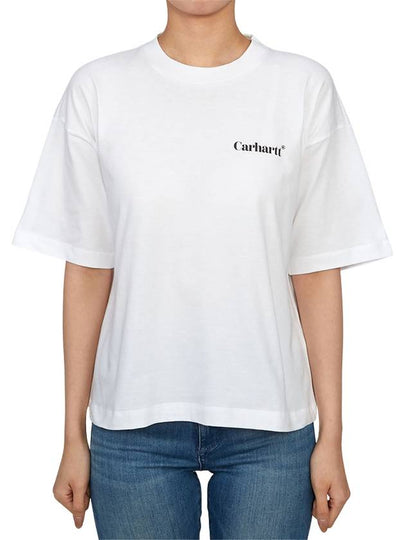 Fold Leo Short Sleeve T-Shirt White - CARHARTT WIP - BALAAN 2